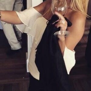 Chic Off-Shoulder White Blouse